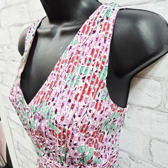 kate‎ spade Pink Floral Burnout Midi Dress - Picture 3 of 13